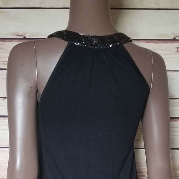 GUESS Shimmer Bead Top in Black - Picture 3 of 4